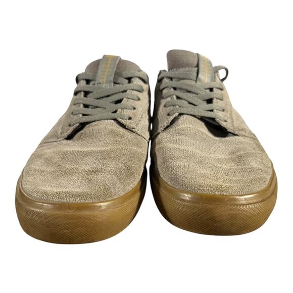 Lakai Cambridge Skate Shoes White Gum Men’s Size 10 Suede Mesh Low Top Sneakers - Picture 2 of 8